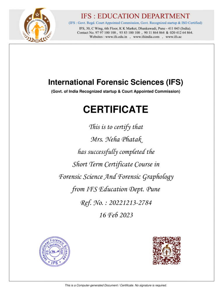 forensic document examiner certificate 768x994